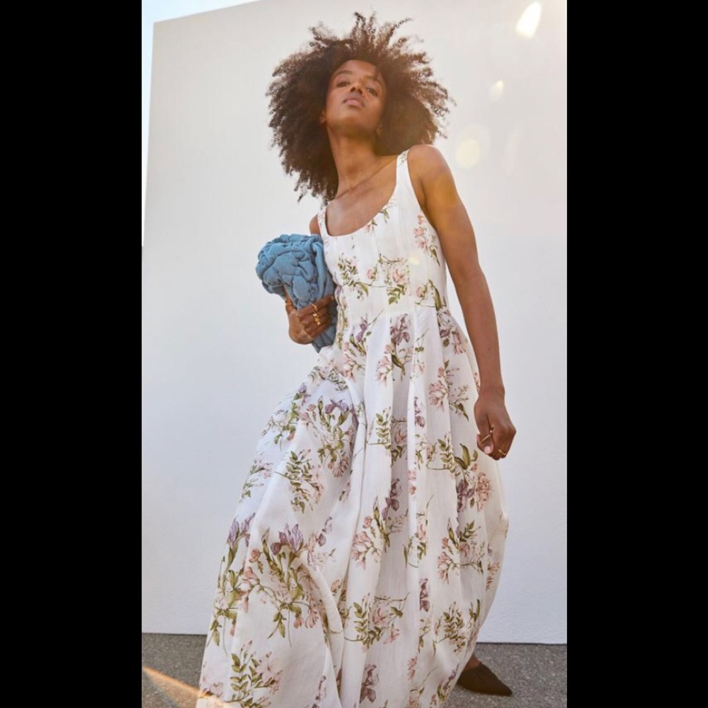Brock Collection X H&M Floral Midi Dress